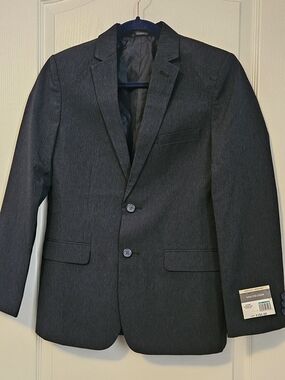 Van Heusen Bank Blue Two-Button Sport Coat